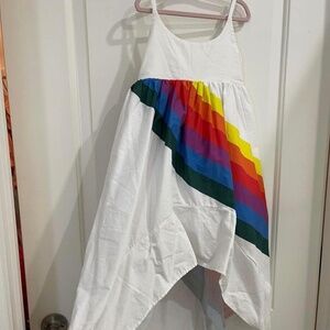 Pleiades Designs Classic Rainbow Dress sz 8 EUC